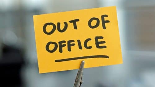 Abwesenheit Out Of Office